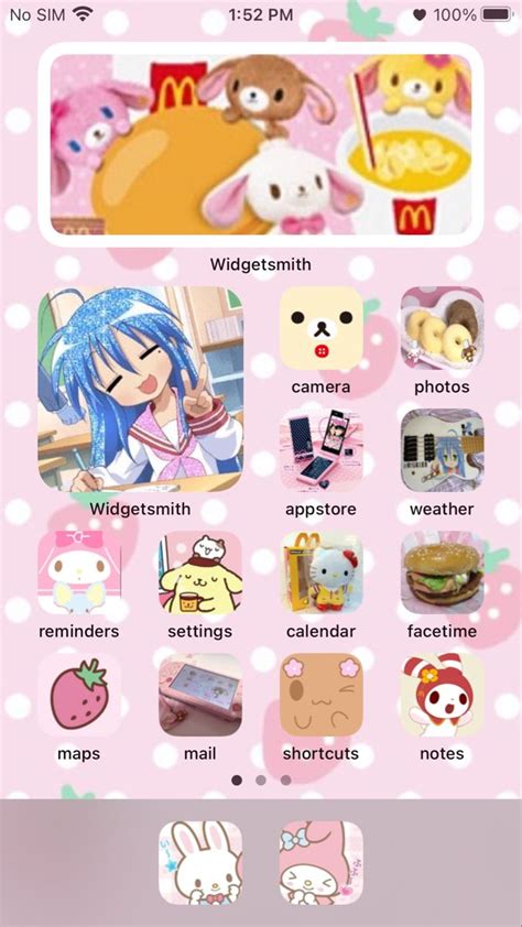 Updated Homescreen 1 Iphone App Design Iphone Wallpaper Kawaii