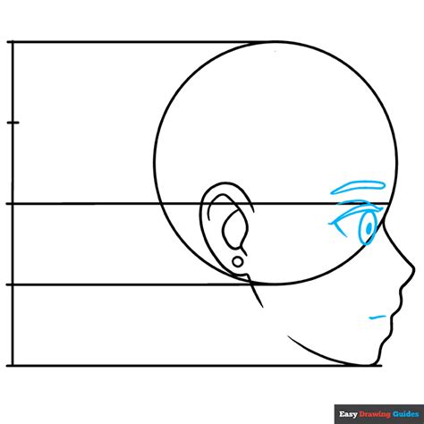 How To Draw An Anime Head And Face In Side View Easy Step By Step
