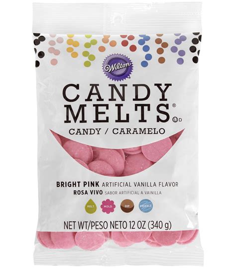 They are packed full of flavor and will enhance the 1. Wilton Candy Melts Vanilla Flavored 12oz-Bright Pink | JOANN