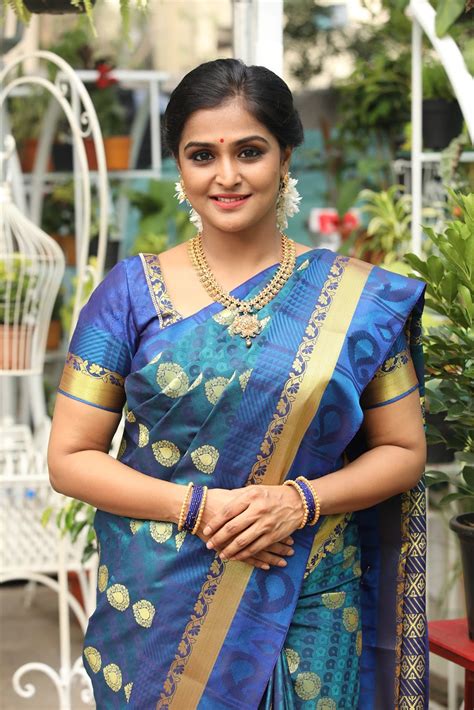 Actress Ramya Nambeesan Traditional Saree In Tamilarasan Movie Stills
