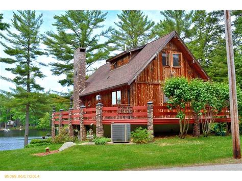 Maine camps & cottages for sale. Gorgeous Views From Lindal Cedar Lakefront Home For Sale ...