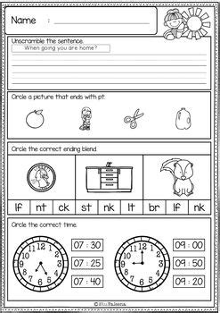 Best 3rd grade morning work printable | Jimmy Website