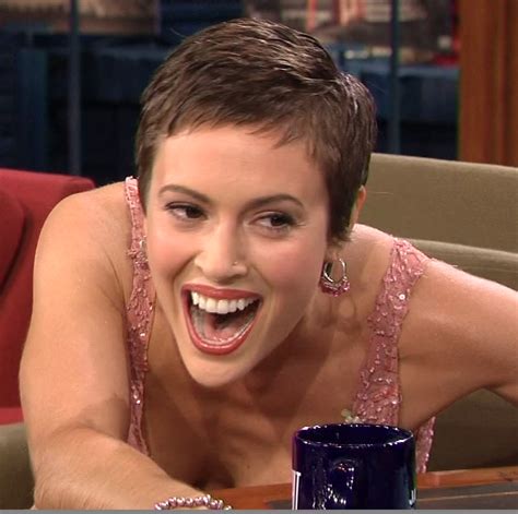 Naked Alyssa Milano In The Tonight Show With Jay Leno Hot Sex Picture