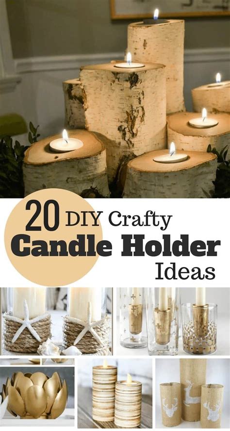 20 Crafty Diy Candle Holder Ideas To Warm Up Your Home