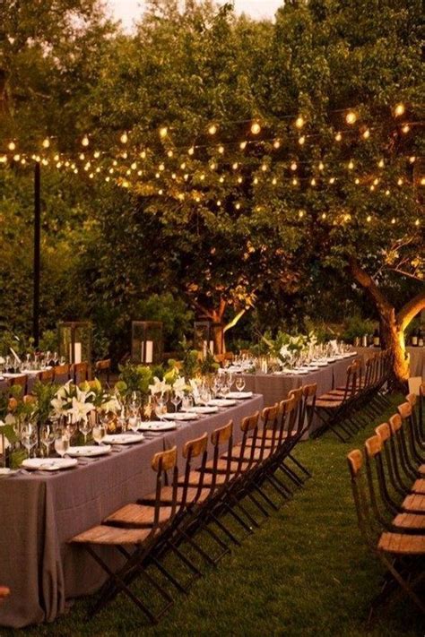 15 Outdoor Night Wedding Reception Ideas With Stunning Lights Wedding