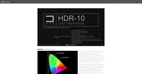 Hdr 10 Ultrahd Test Patterns