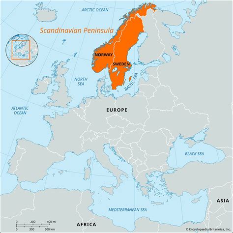 Scandinavian Peninsula Map Countries And Facts Britannica