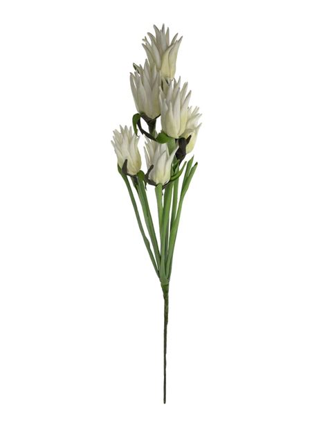 květina dekorační 100 cm polyfon bílá keramika umĚlÉ kvĚtiny dekorace