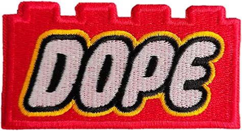 Dope Patch Iron Onsew On Fully Embroidered Cool Patch By