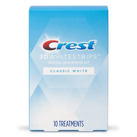 Crest 3d White Whitestrips Classic Vivid Teeth Whitening Kit 12