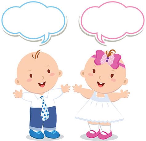 Twin Baby Girls Illustrations Royalty Free Vector