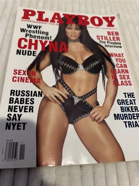 Playboy Magazine With Chyna Nude With Centerfold November