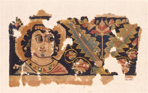 Romebyzantium Tapestry Fragment Egyptian Coptic Early Byzantine 5th 6th Century A D Source