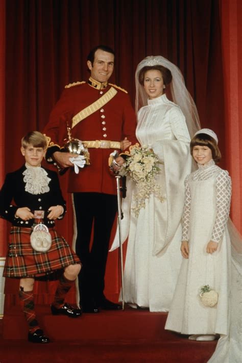 She had previously designed outfits for the princess. Princess Anne, 1973 | Royal Wedding Dresses Through the ...