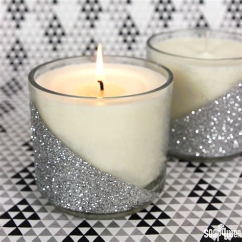 Silver Glitter Candle Diy Soap Queen
