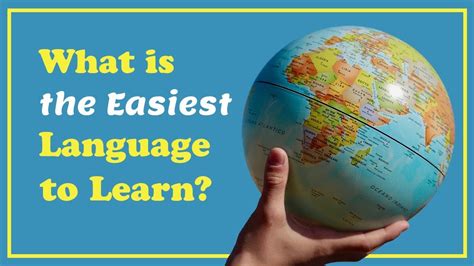 What Is The Easiest Language To Learn Youtube