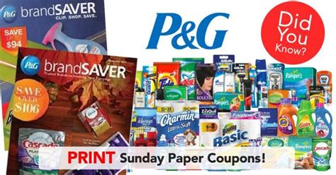 Print P G Everyday Coupons Gimmiefreebies