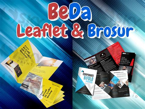 4 Beda Leaflet Dan Brosur Serta Pamflet Untuk Media Promosi Jasa Digital Printing Cetak