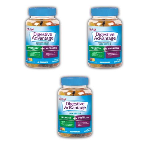 Digestive Advantage Prebiotic Fiber Plus Probiotic Gummies Ea Pack