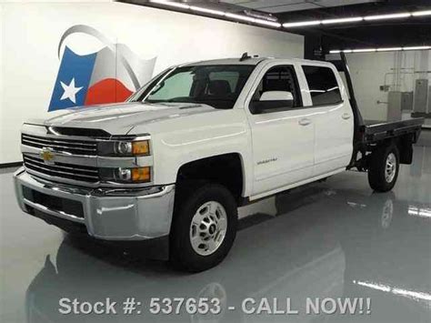 Diesel drivers are a proud lot, and if you ask them, they'll tell you quickly that their diesel is the best, no matter which brand they have. Chevrolet Silverado 2500 HD CREW 4X4 DIESEL FLATBED (2015 ...