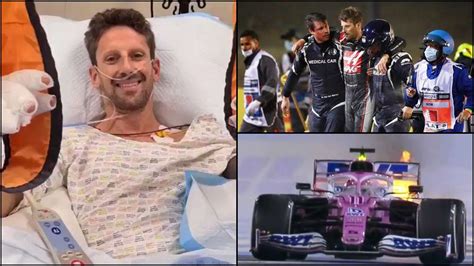 Formula 1 After Horrific Accident At Bahrain Gp Haas Driver Romain