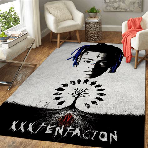 Xxxtentacion American Rapper Pop Art Area Tapis