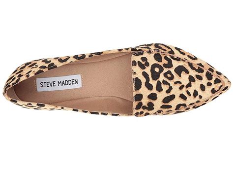 Steve Madden Featherl Loafer Flat Women S Flat Shoes Leopard