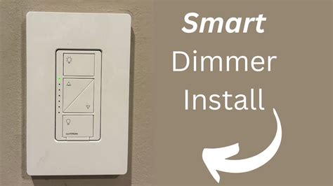 The Best Smart Switch Lutron Caseta Dimmer Switch Installation Youtube