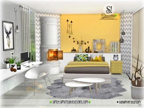 Scandifever Bedroom By Simcredible Liquid Sims