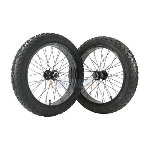 Wheelset Fat Bike 20 With Tires 20x400 Inner Tubes