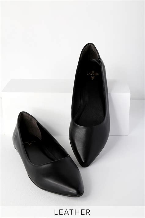 Buy Black Pointy Toe Flats In Stock