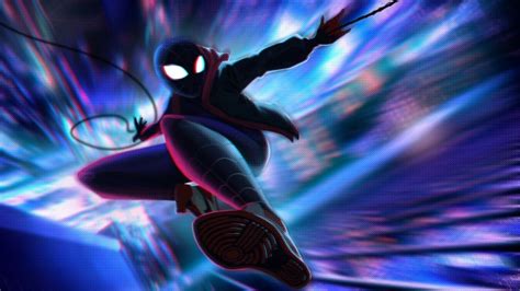 Download 1920x1080 Spider Man Into The Spider Verse Miles Morales