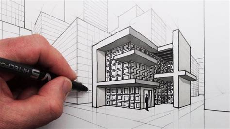 Perspective Drawing Architecture Interior Architecture Drawing