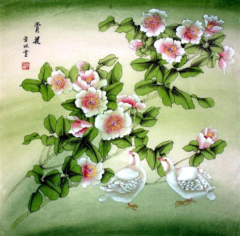 Chinese Flower Painting Buy Hand Painted Oil Painting