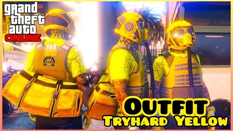 Outfitconjunto Tryhard Sin Modo Director Tryhard Yellow Space Gta 5 Online Ps4 Xbox One Y