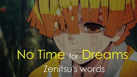Zenitsus Dream Kimetsu No Yaiba Zenitsus Quotes Speech The