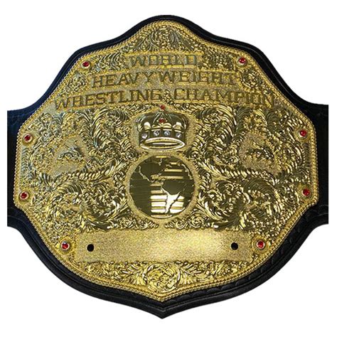 Custom Big Gold Championship Belt Old School Wwf Wcw Wwe Belt