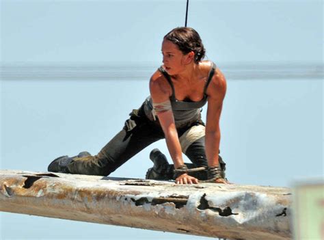 Here's how alicia vikander gained 12 pounds of muscle to play lara croft for 'tomb raider'. First Look: See Alicia Vikander as Lara Croft in Tomb ...