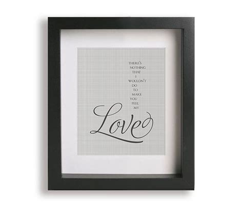 Make You Feel My Love Bob Dylan Billy Joel Adele Music Lyric Art Print Wedding