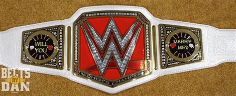 Custom Wwe Womens Championship Side Plates Belts By Dan