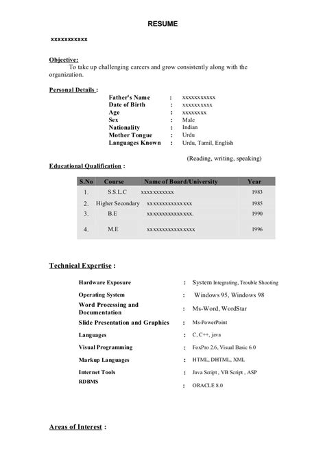 Ca resume samples | chartered accountant resume format. mba fresher resume - Scribd india