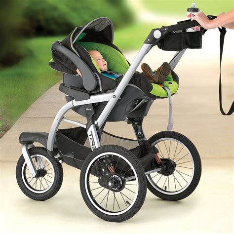 Chicco Tre Keyfit Fit2 Compatible Lightweight Infant Jogging Stroller