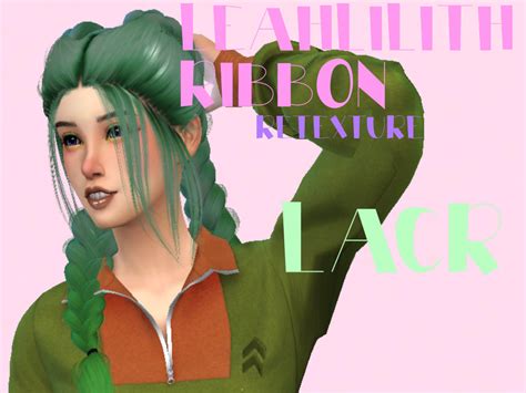 The Sims Resource Leahlilith Ribbon Hair Recolour Mesh Needed