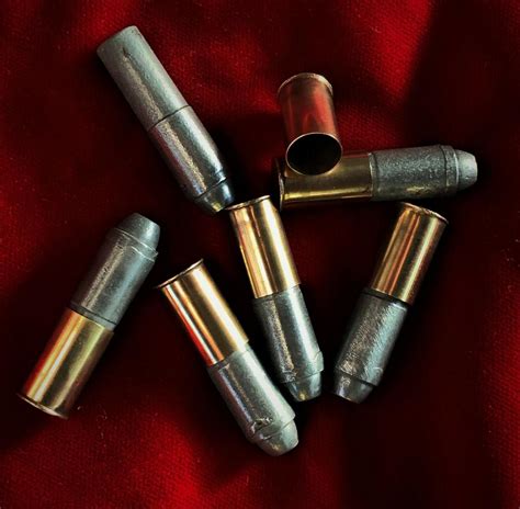 1950s Nichols Stallion 45 Toy Cap Gun Bullets Set Of 6 2101281116