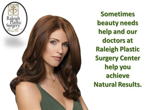 Raleigh Plastic Surgery Center Always Strives For Natural Results Facial Rejuvenation
