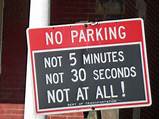 Pictures of Parking Signs And Meanings