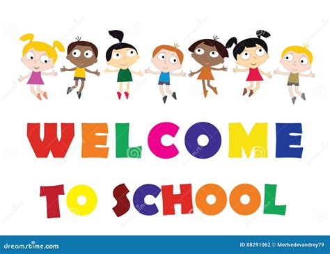 Welcome Back To School Concept With Childrens Chalkboard And Co Stock
