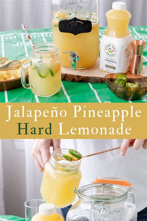 Jalapeño Pineapple Lemonade Punch Recipe Pineapple Lemonade