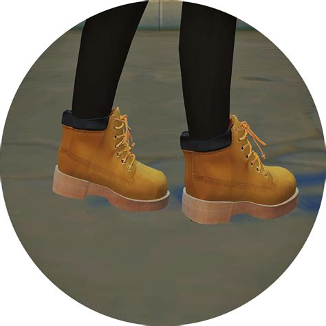 Childhiking Bootsunisex하이킹 부츠어린이 남녀 공용 신발 Sims 4 Children Sims 4