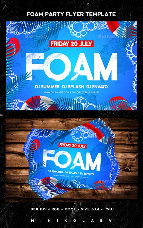 foam party flyer  maksn graphicriver